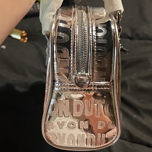 Von Dutch Metallic Silver Mini Bag - Picture 2 of 8